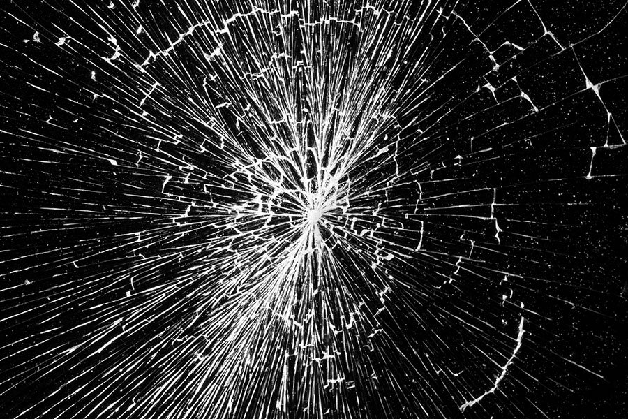 Broken glass
